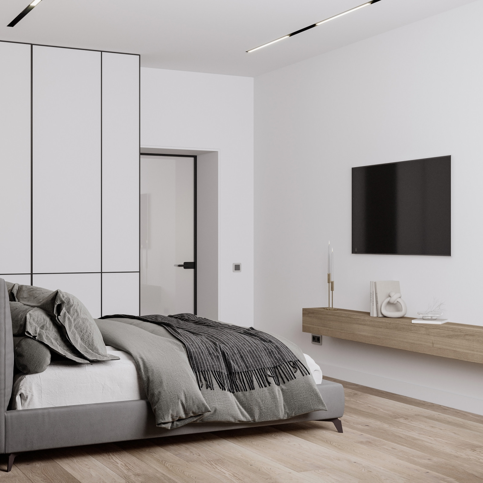 Минималистичный интерьер квартиры в Красноярске