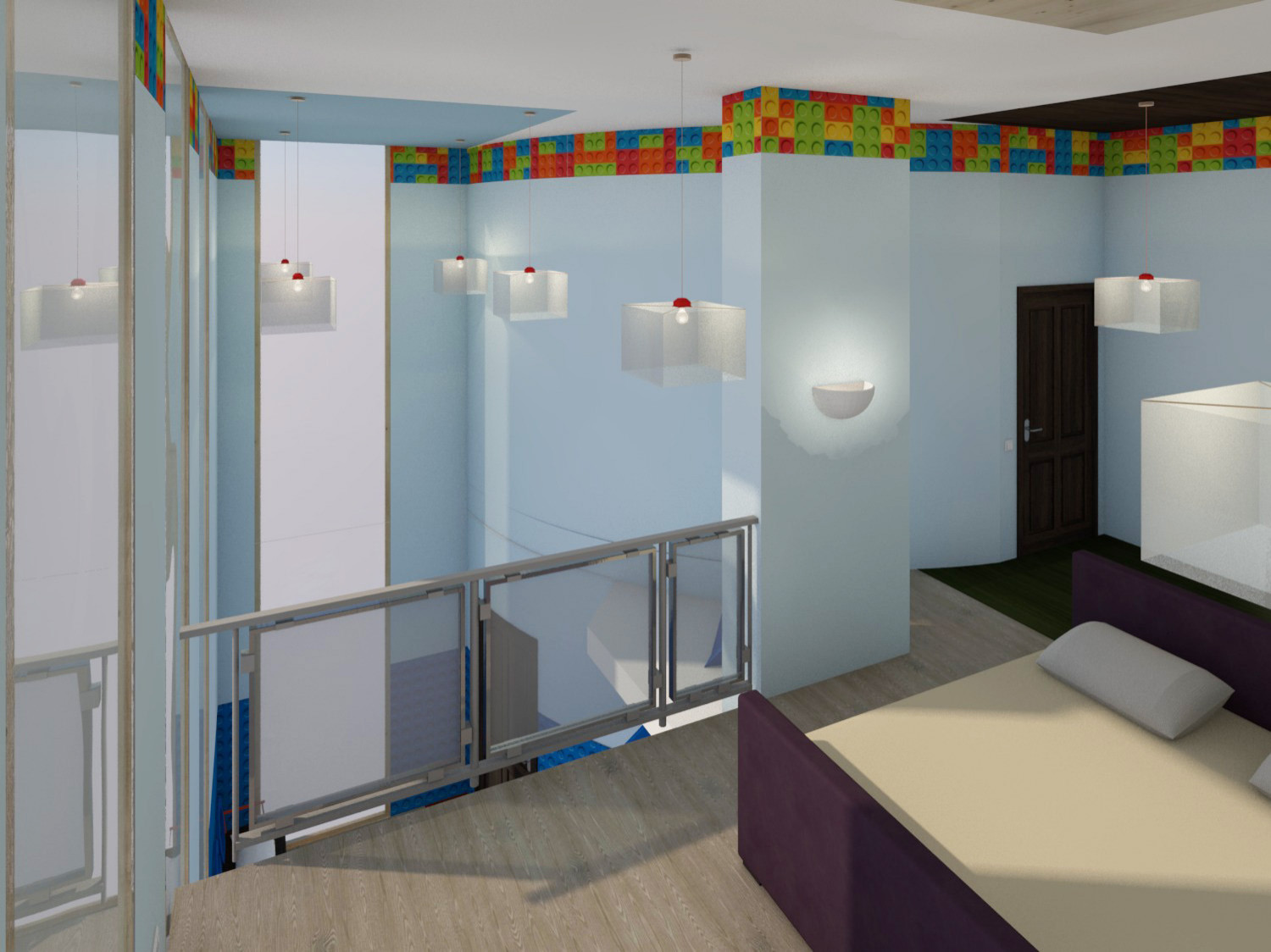 Дизайн-проект загородного дома "Головоломки" для художника