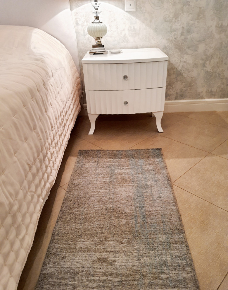 Спальня в мятных тонах