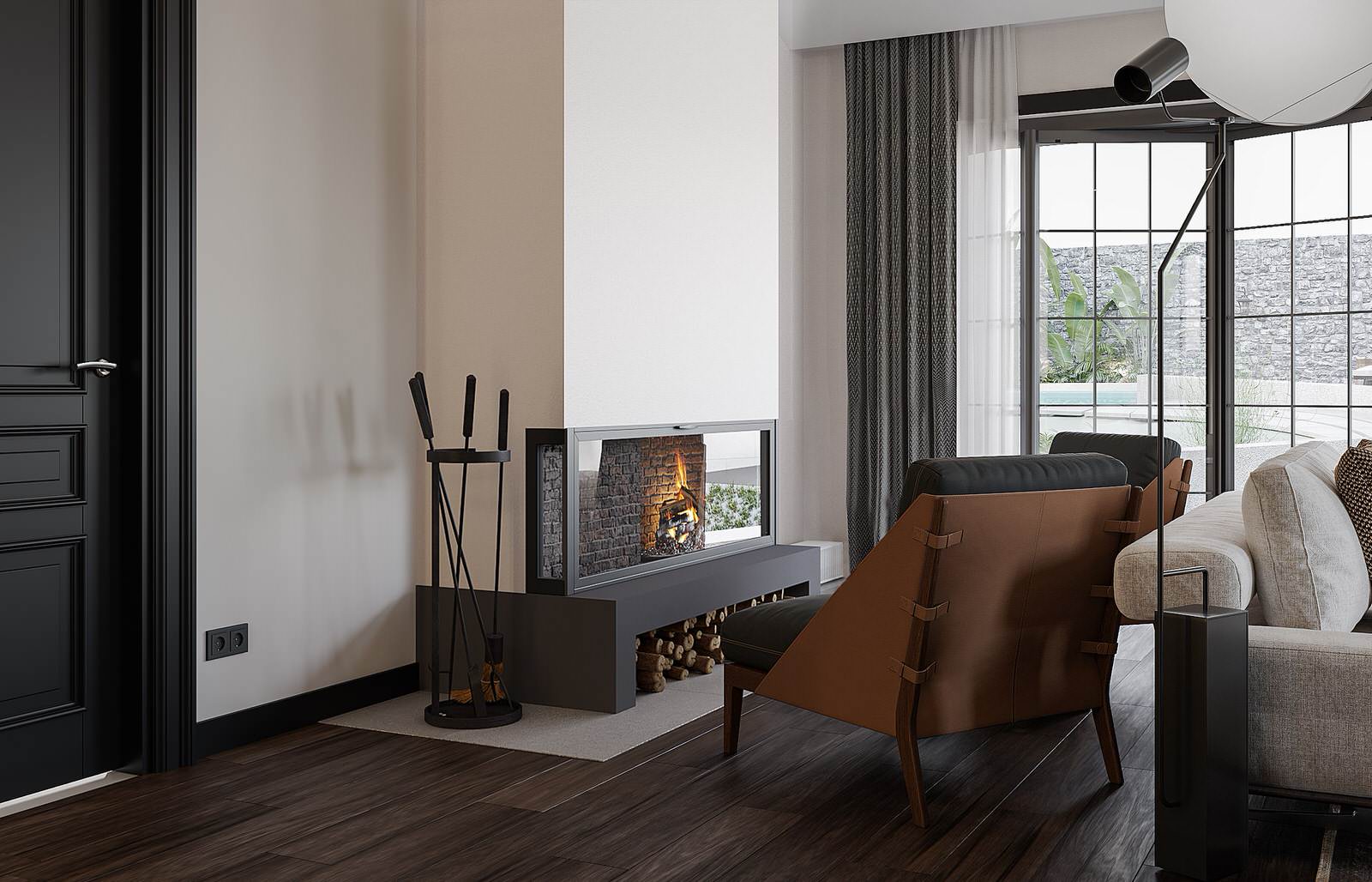 Interior with Wooden Elements