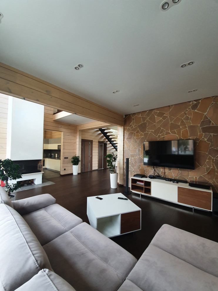 Дом из клееного бруса в пригороде Барнаула