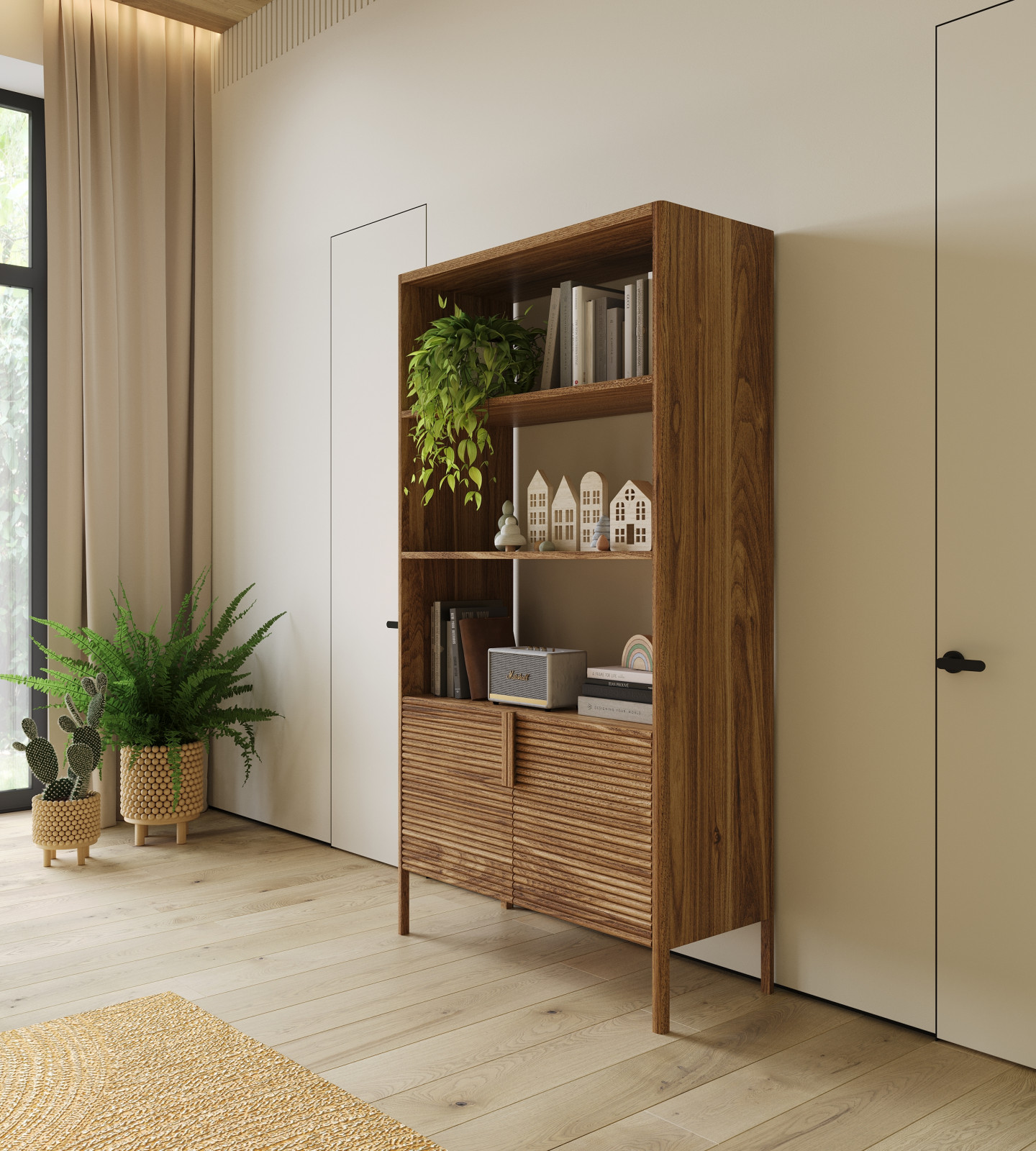 Современный одноэтажный дом площадью в 300 м.кв.