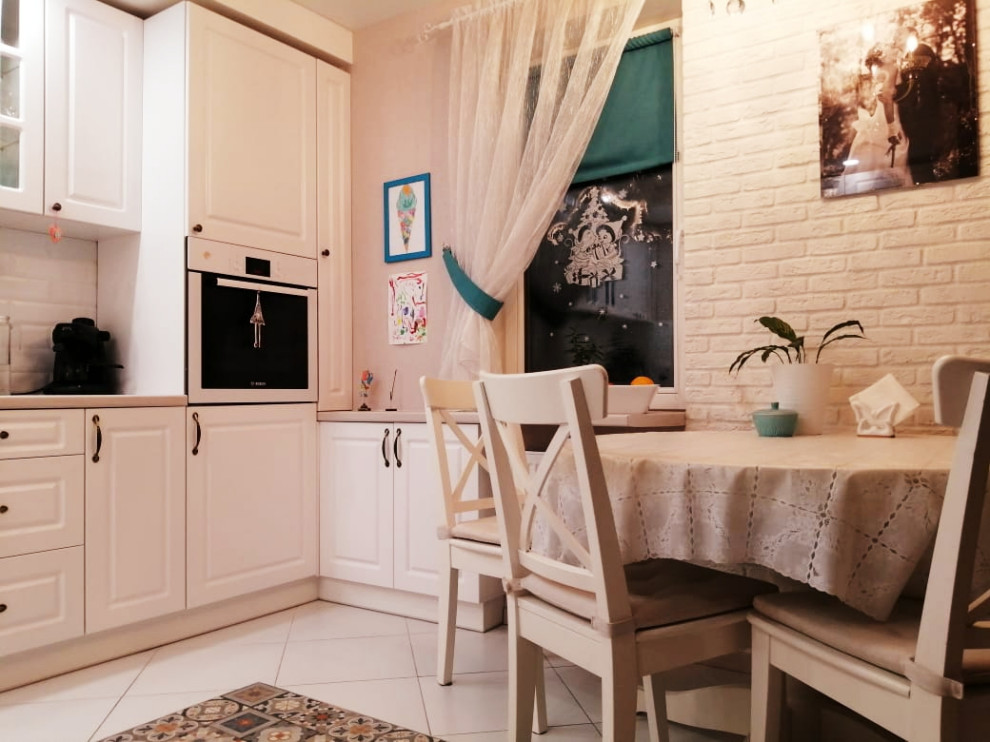 Дизайн проект кухни-гостиной в скандинавском стиле, 23 м.кв.