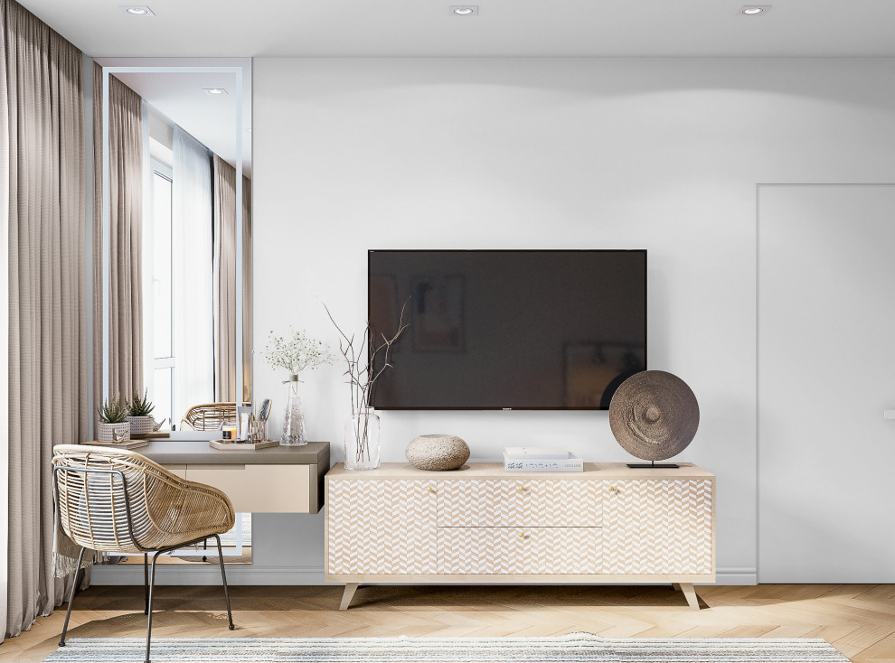 Светлая квартира в скандинавском стиле