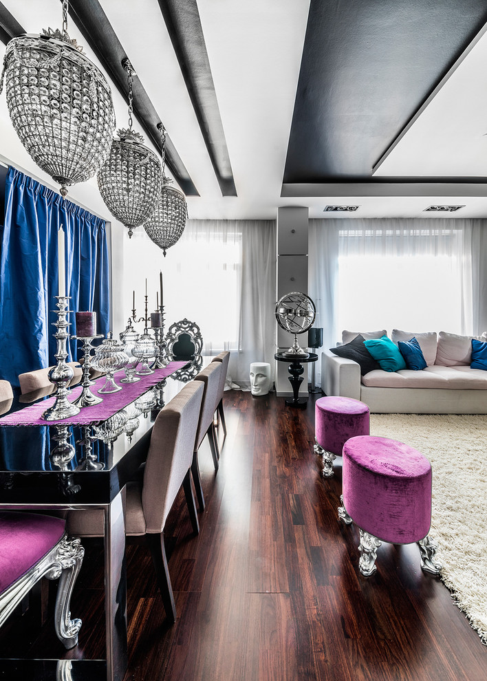 Съёмка интерьера квартиры в стиле фьюжн.