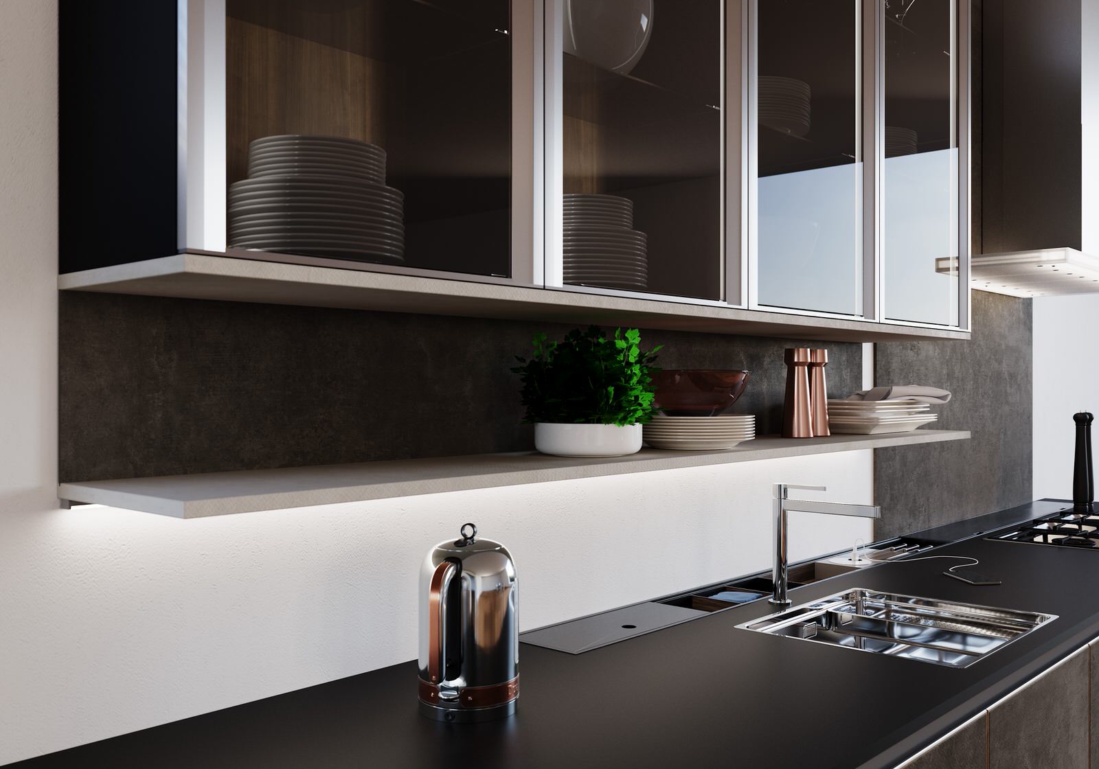 Wood granite