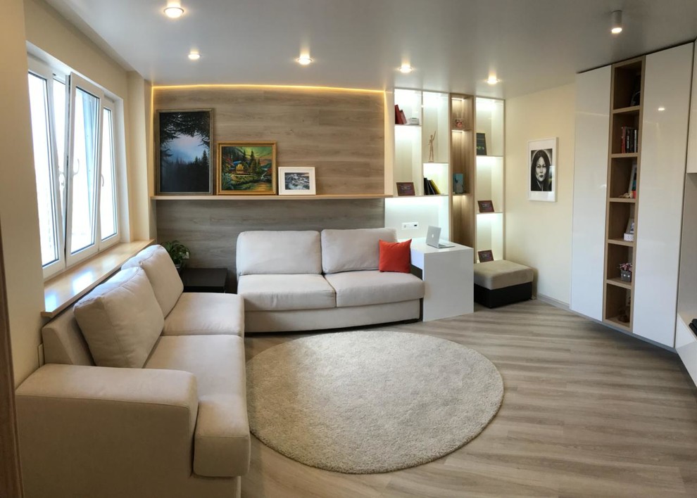 Индустриальный двухкомнатная 70 м2.