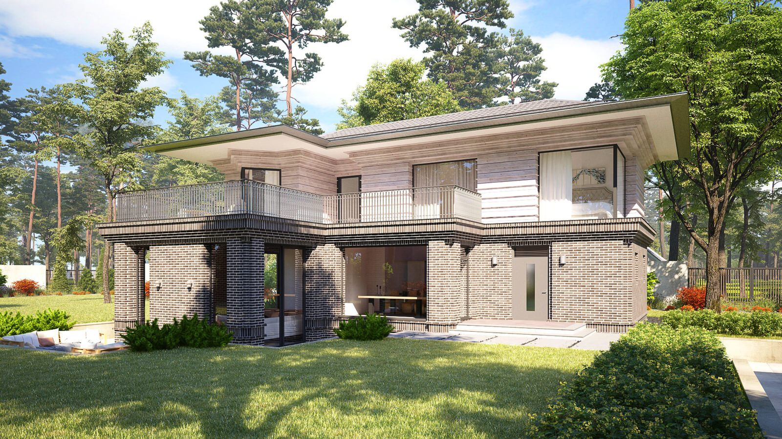 Дом в коттеджном посёлке Краснодара для 4 человек