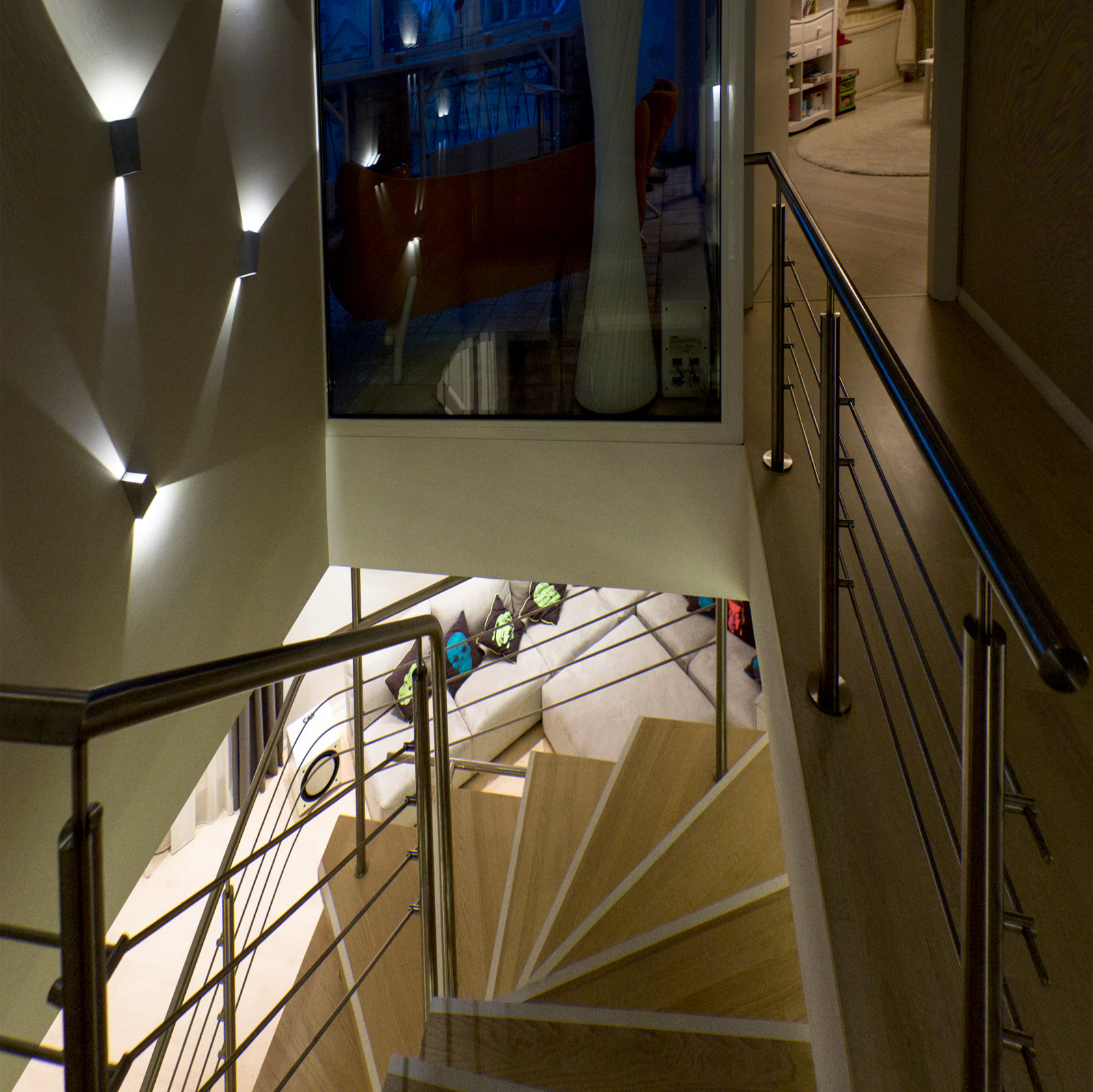 Дизайн-проект двухуровневой квартиры на Каменноостровском