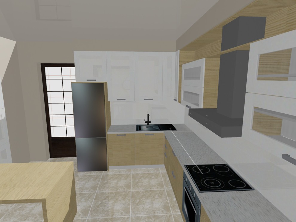 Проект Кухни на Бутлерова 11 кв. 117