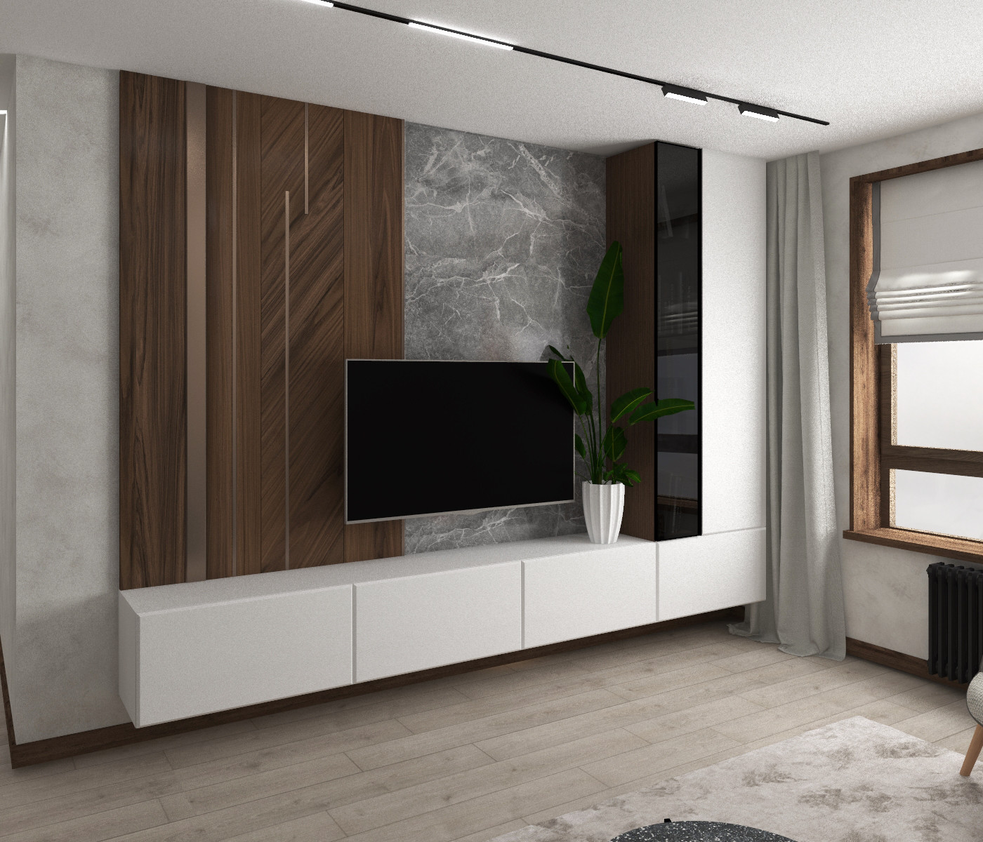 Дизайн квартиры "Эколофт"