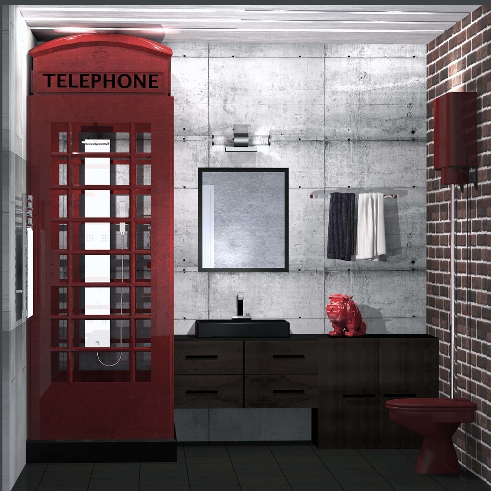 Квартира в современном стиле с элементами лофт