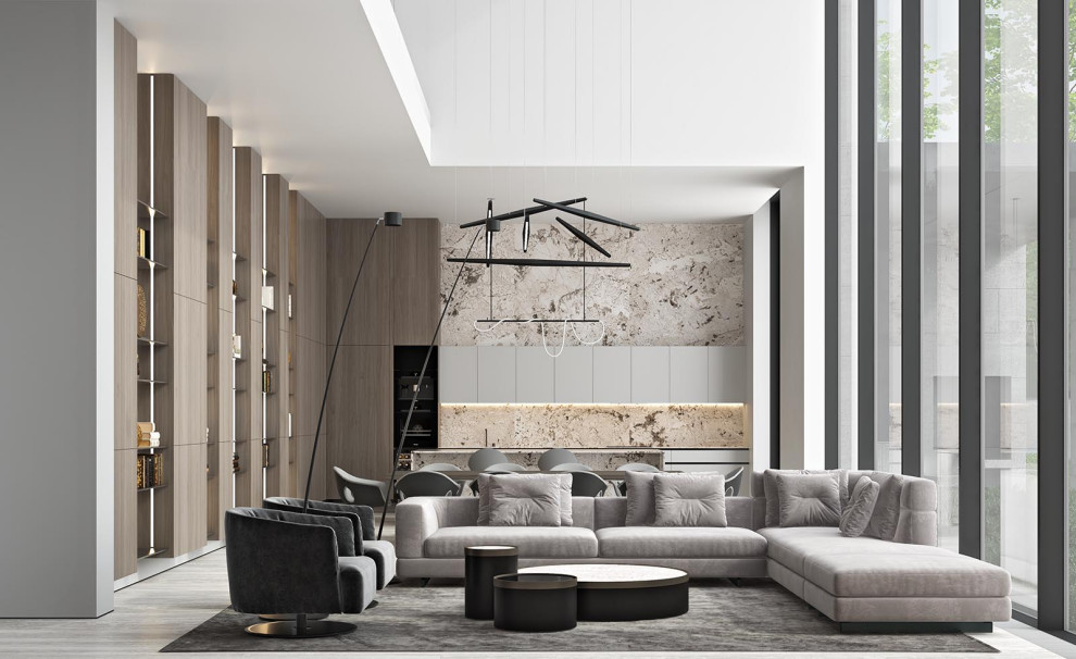 Модерн в 2 этажа