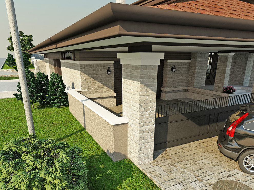 Дом в стиле Л.Райта