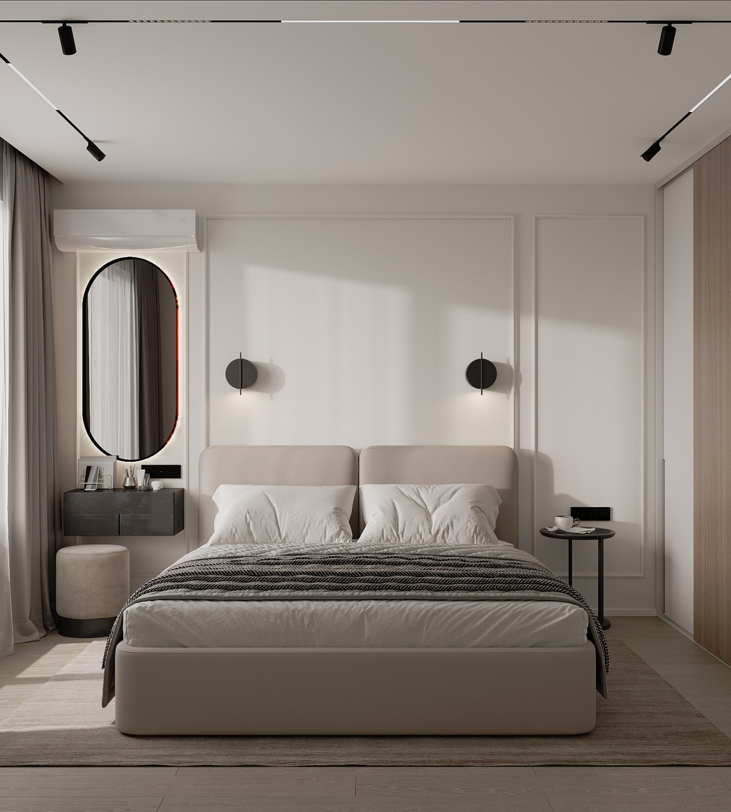 Обложка проекта: "Дизайн спальни (12,53 m²)"