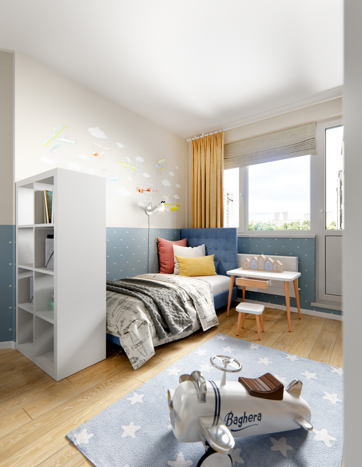 Комната для двух братьев 10 лет и 4 года