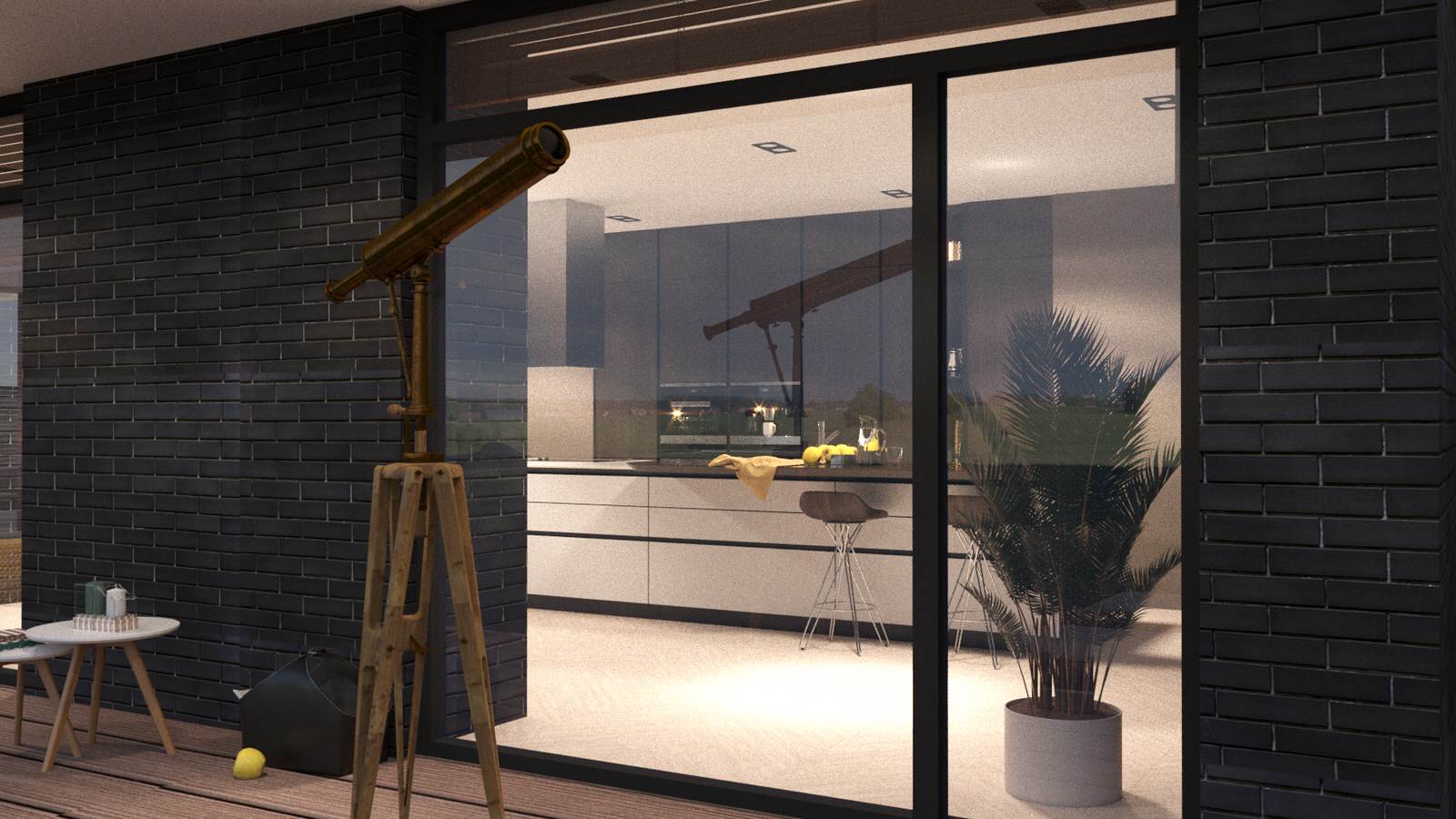 Дом Минимализм в пос.Позелы