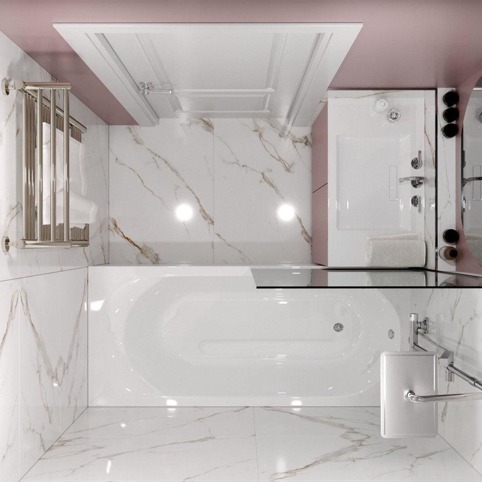 Дизайн проект квартиры "Пудра"