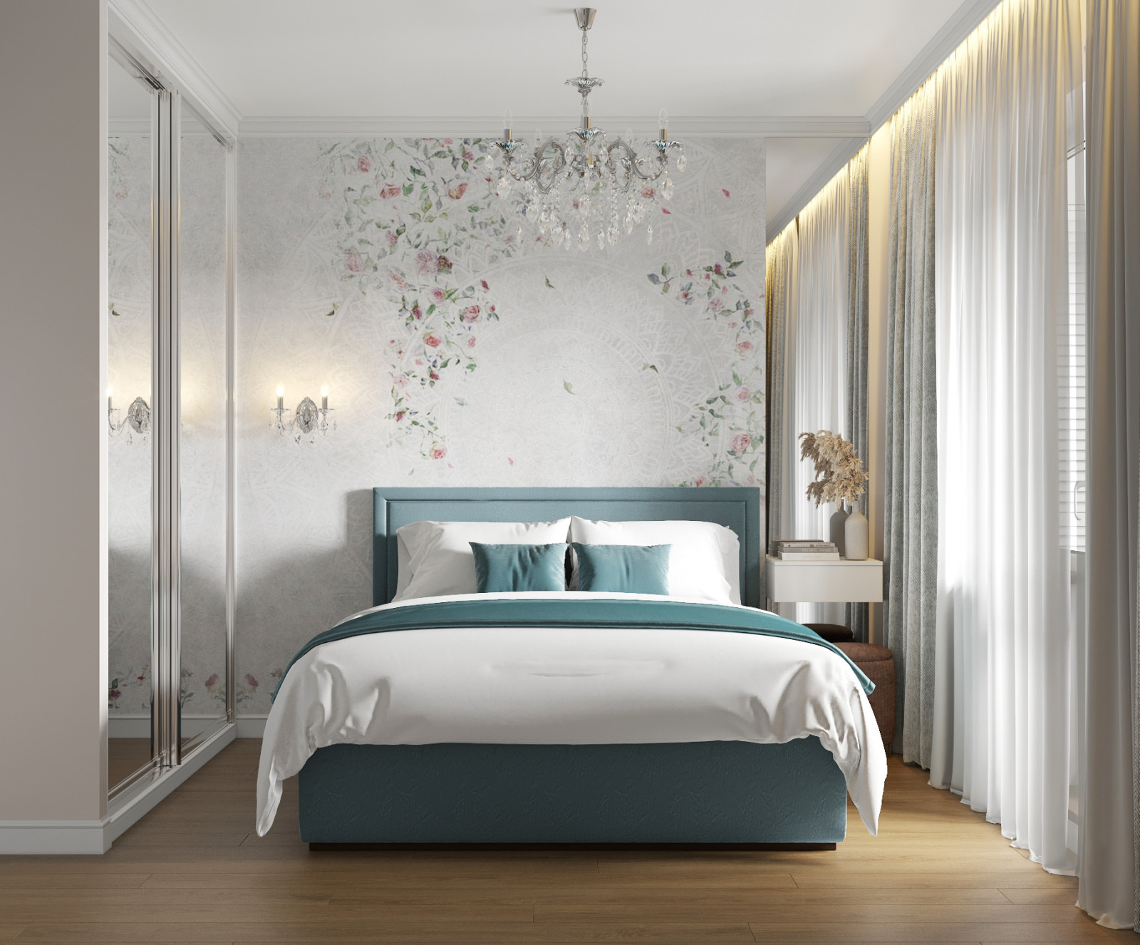 Спальня с мандалой