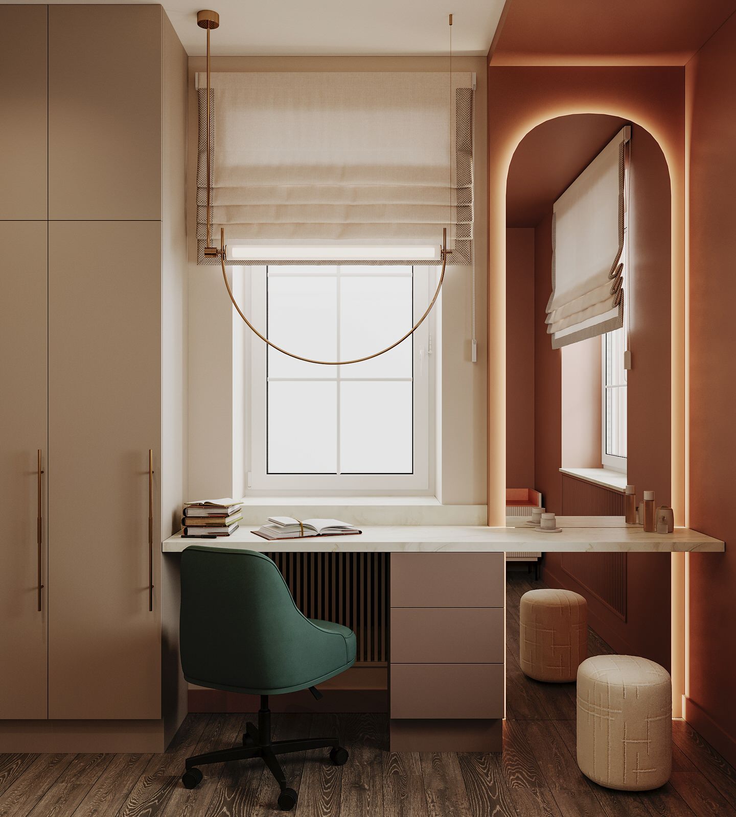 Интерьер загородного дома кардинально отличающийся от домов в округе