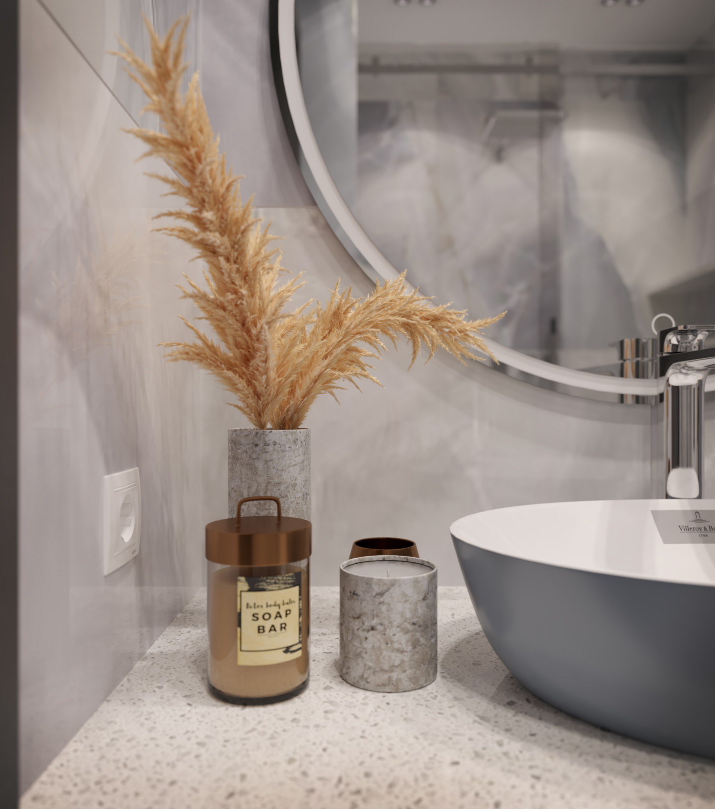 Дизайн интерьера квартиры. 168 кв.м. Soft contrasts.