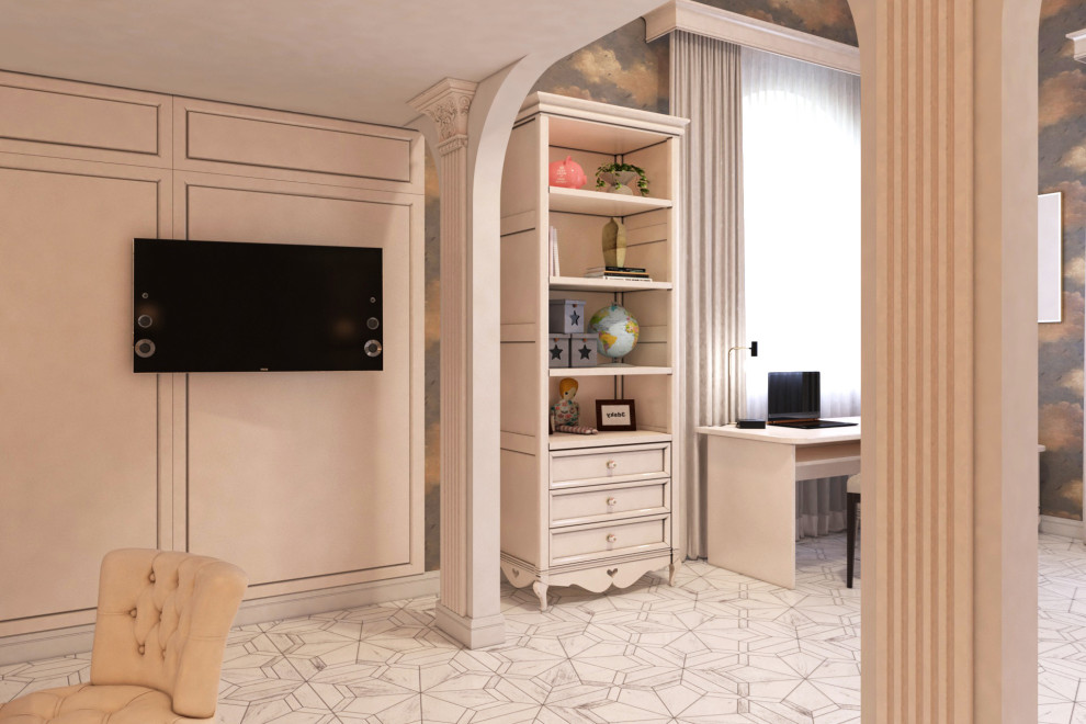 Дизайн детской комнаты в частном доме