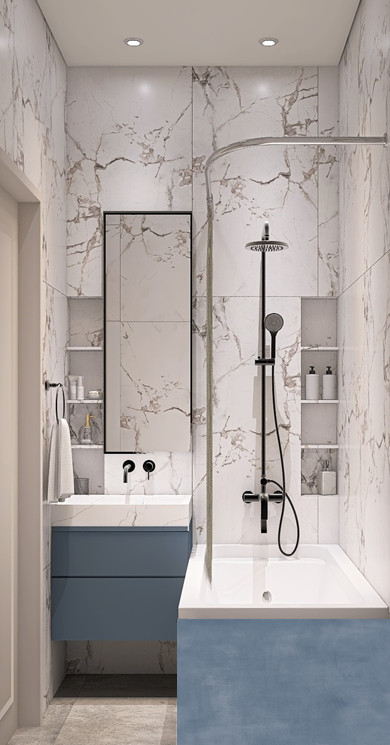 3-х комнатная квартира в неоклассическом стиле