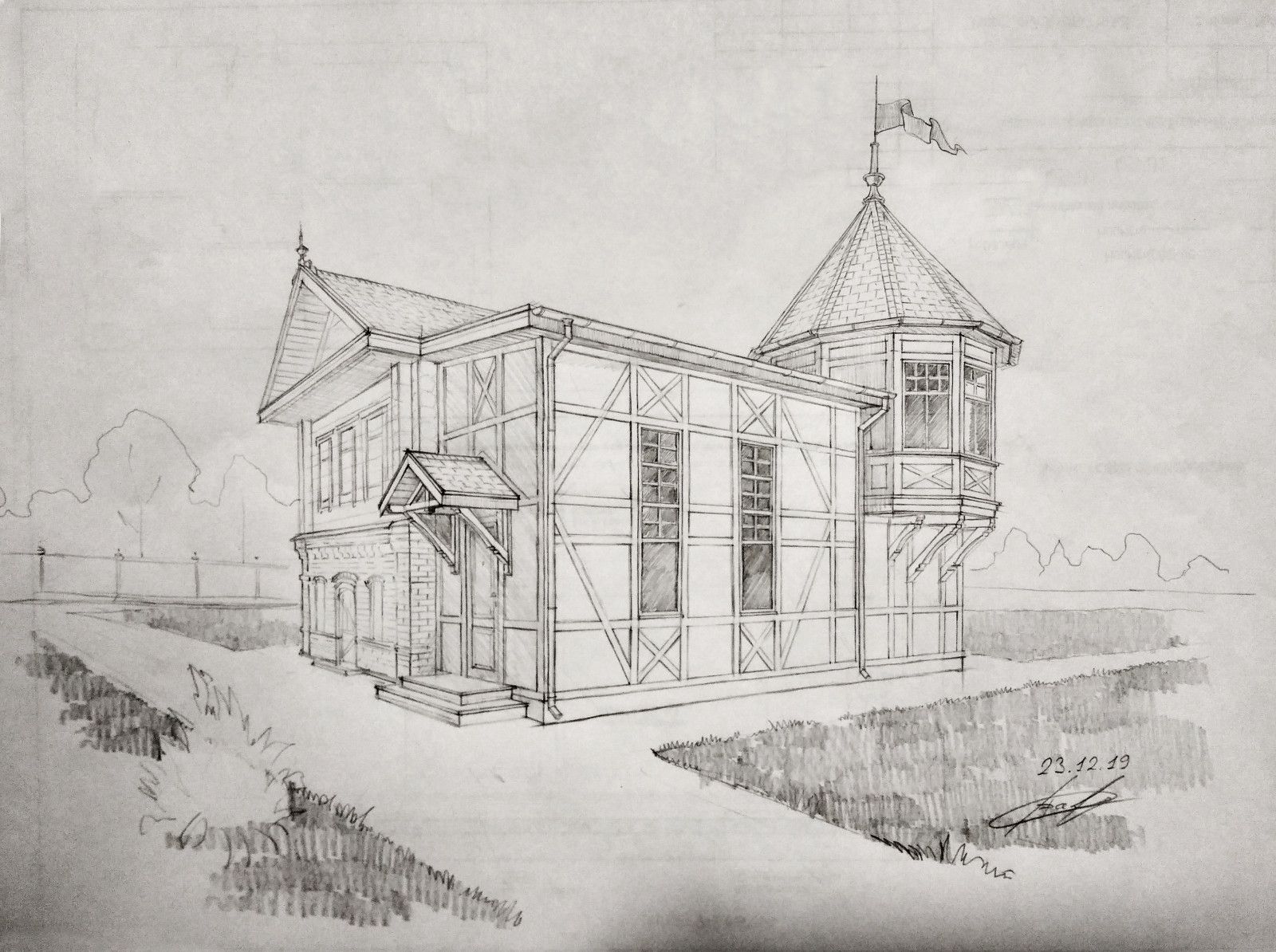 Эскизы. Ручная графика