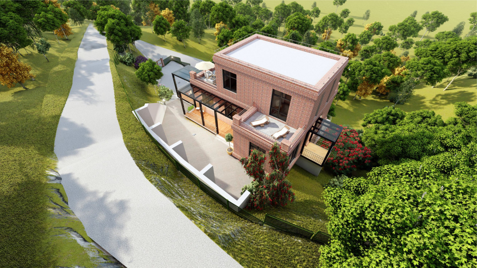 Коттедж в современном стиле в Приморском крае