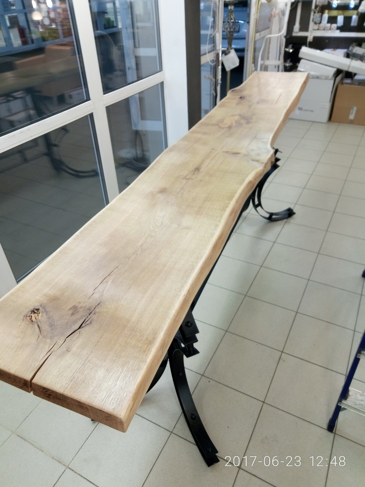 стол из слеба дуба начало