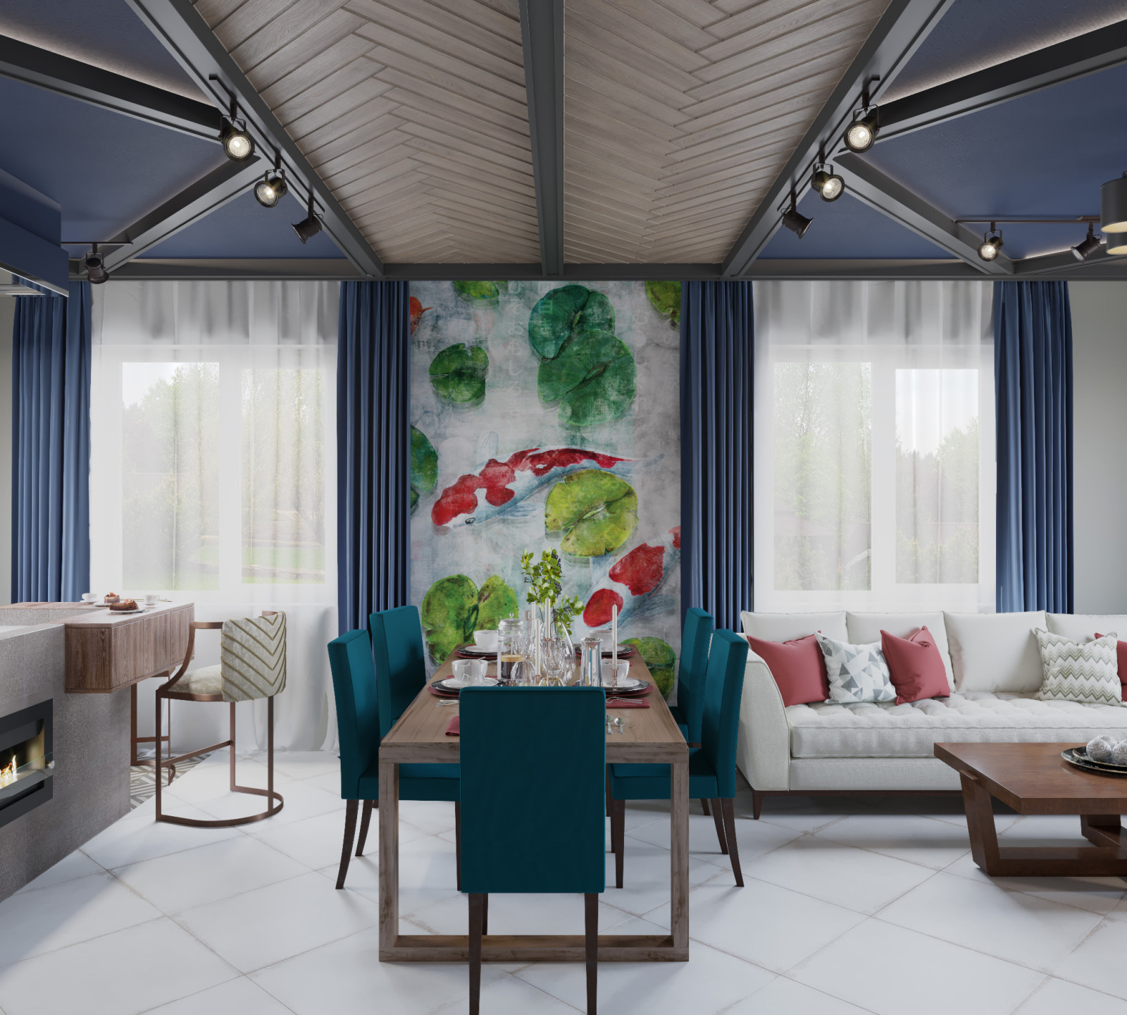 Обложка проекта: Загородный дом в цвете