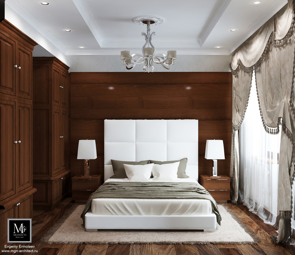 КП Иволги, дом в классическом стиле , темный вариант