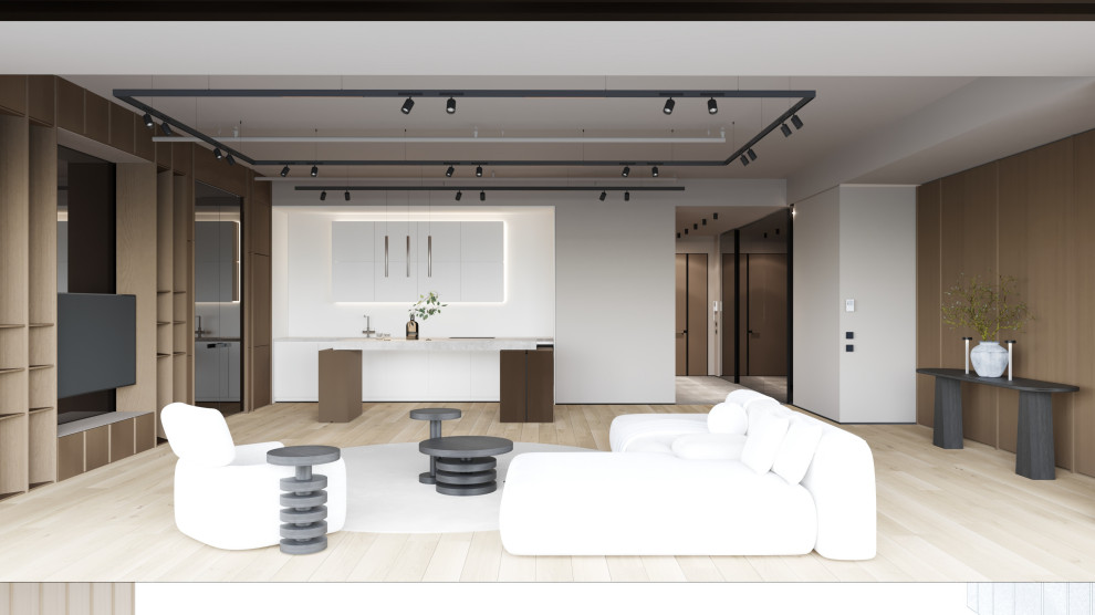 Дизайн-проект аппартаментов Москва Сити 225кв.м