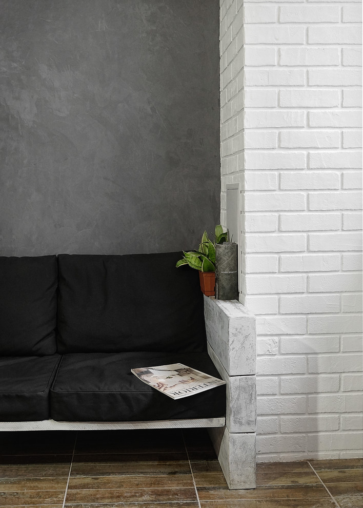 Сочетание нескольких покрытий в интерьере