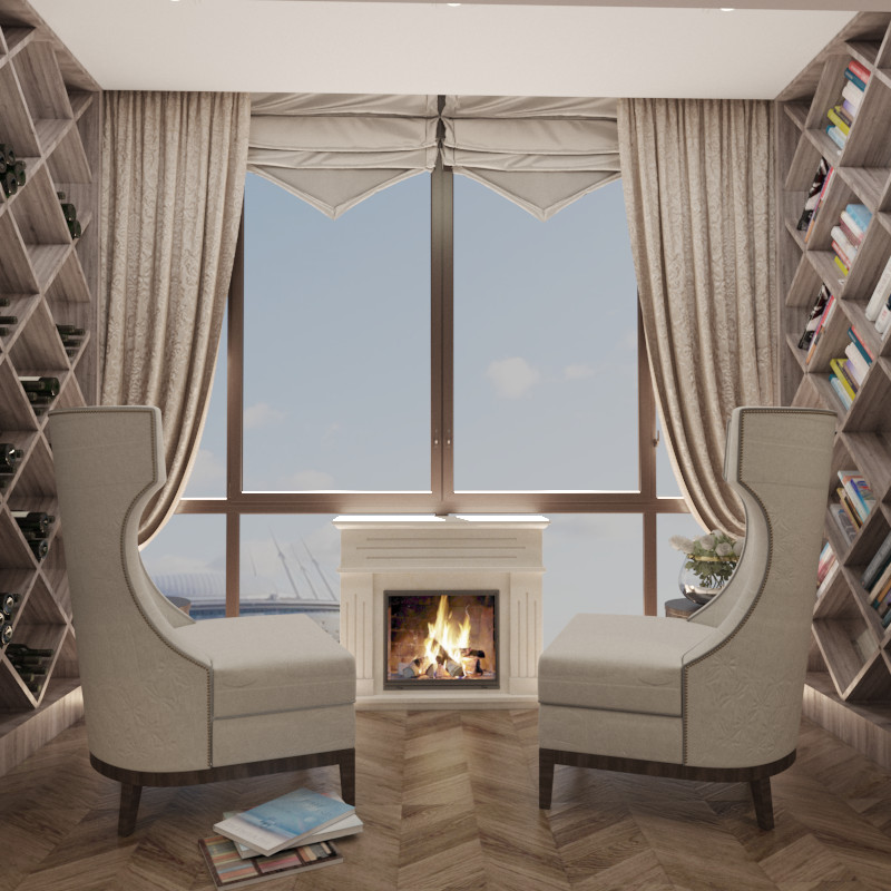 Двухкомнатная квартира в классическом стиле