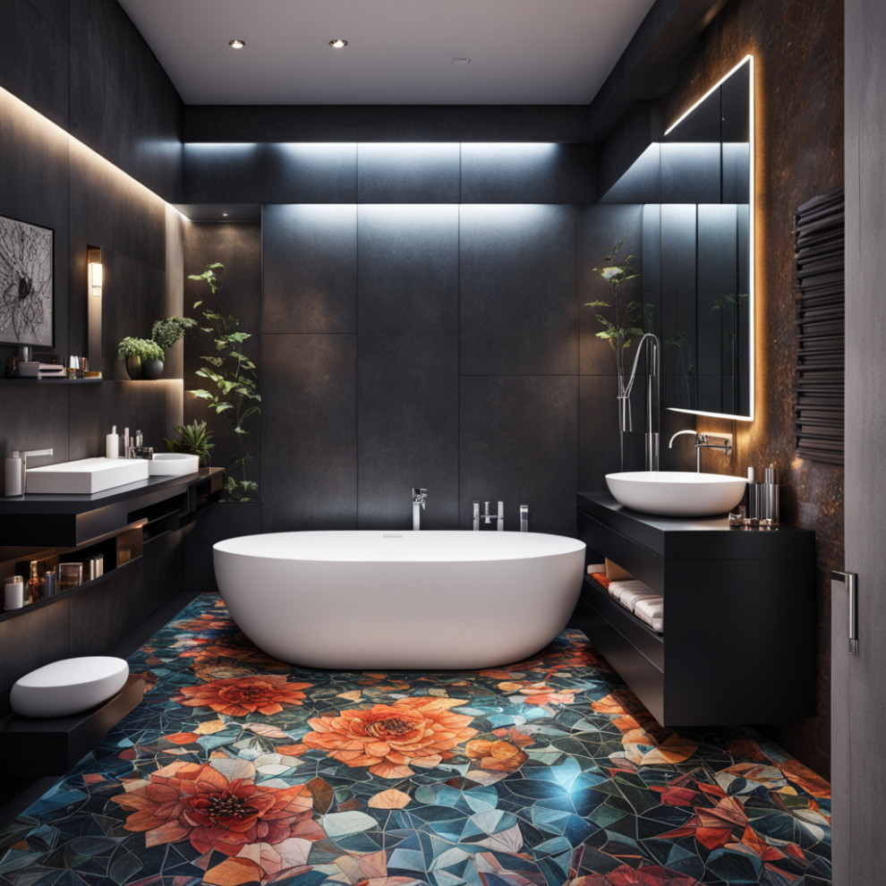 Ванная комната созданная ИИ