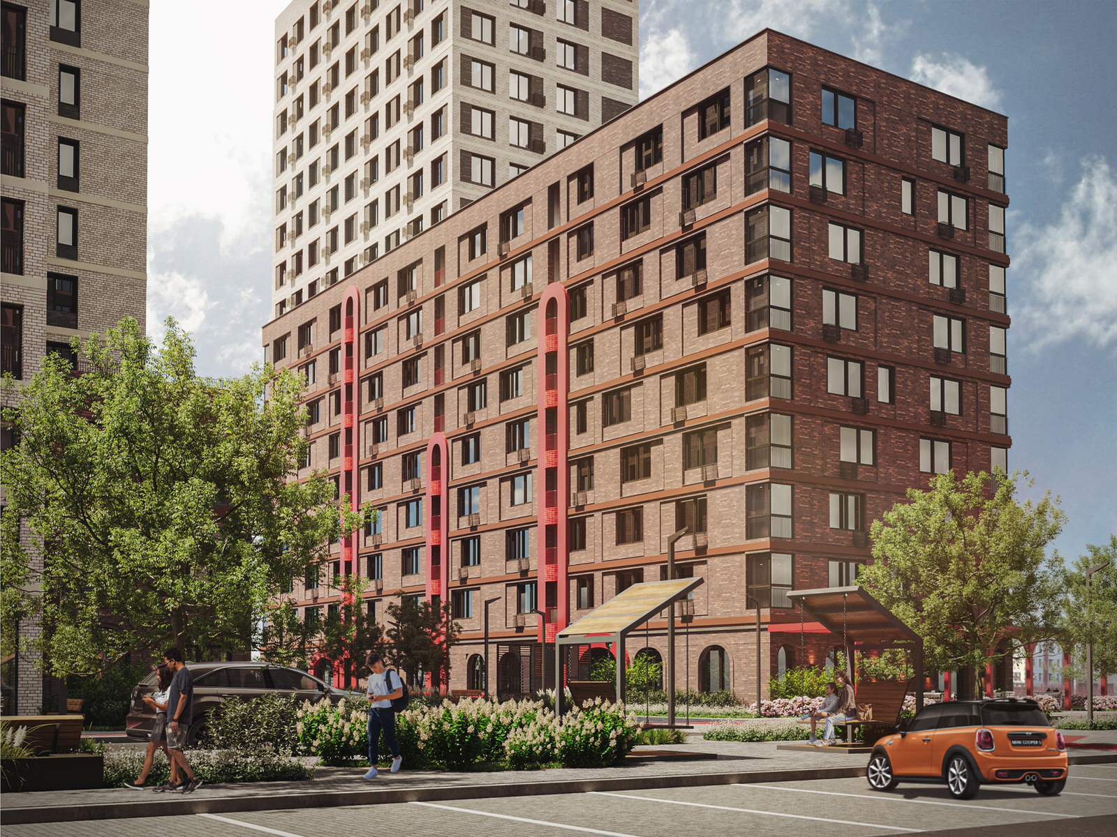 Архитектура фасадов и проект благоустройства