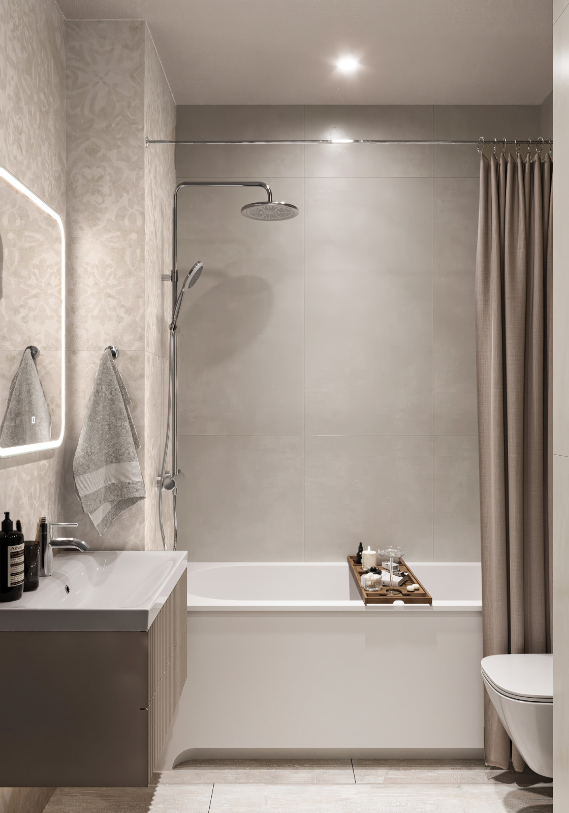 Дизайн проект небольшого пространства — квартиры-студии.