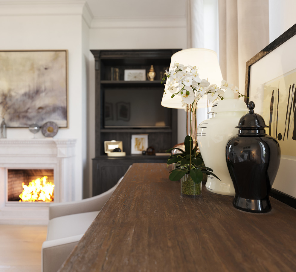 Спальня мечты в серо-бежевых тонах: проект в Петербурге