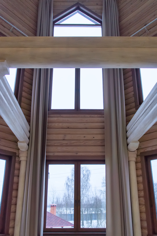 Бревенчатый дом в Подмосковье