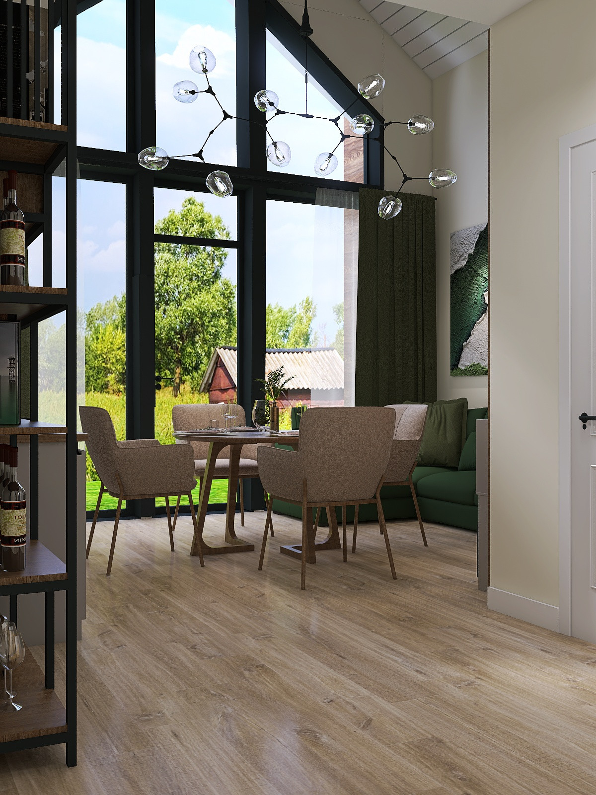 Г. САРАТОВ, 59 КВ.М.ЗАГОРОДНЫЙ ДОМ В СТИЛЕ БАРНХАУС