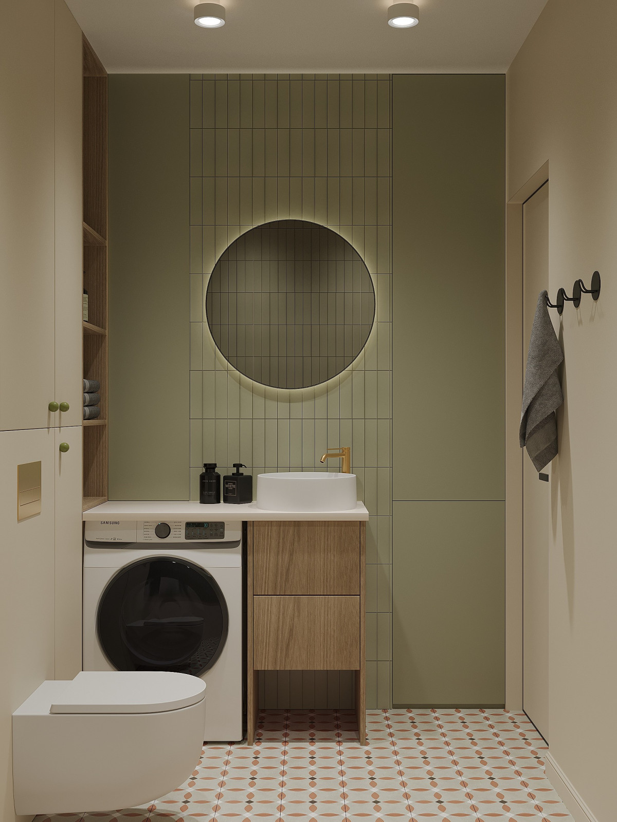 Дизайн 1-комнатной квартиры в ЖК Аквилон Leaves