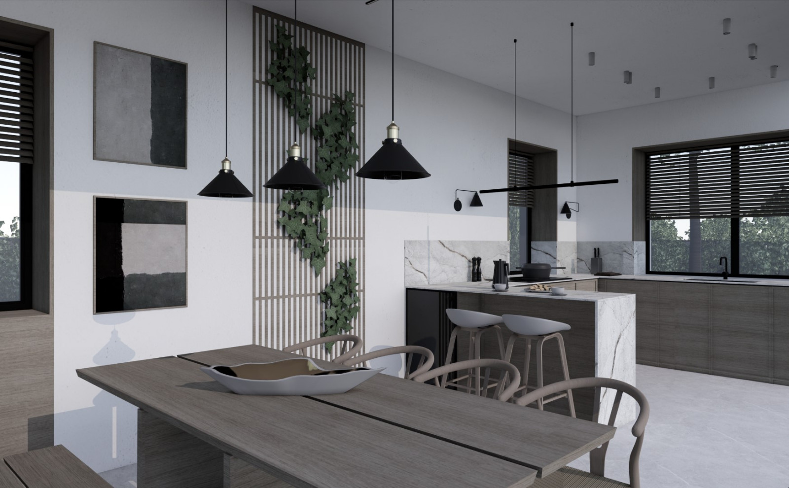 Shades of nature (интерьер)