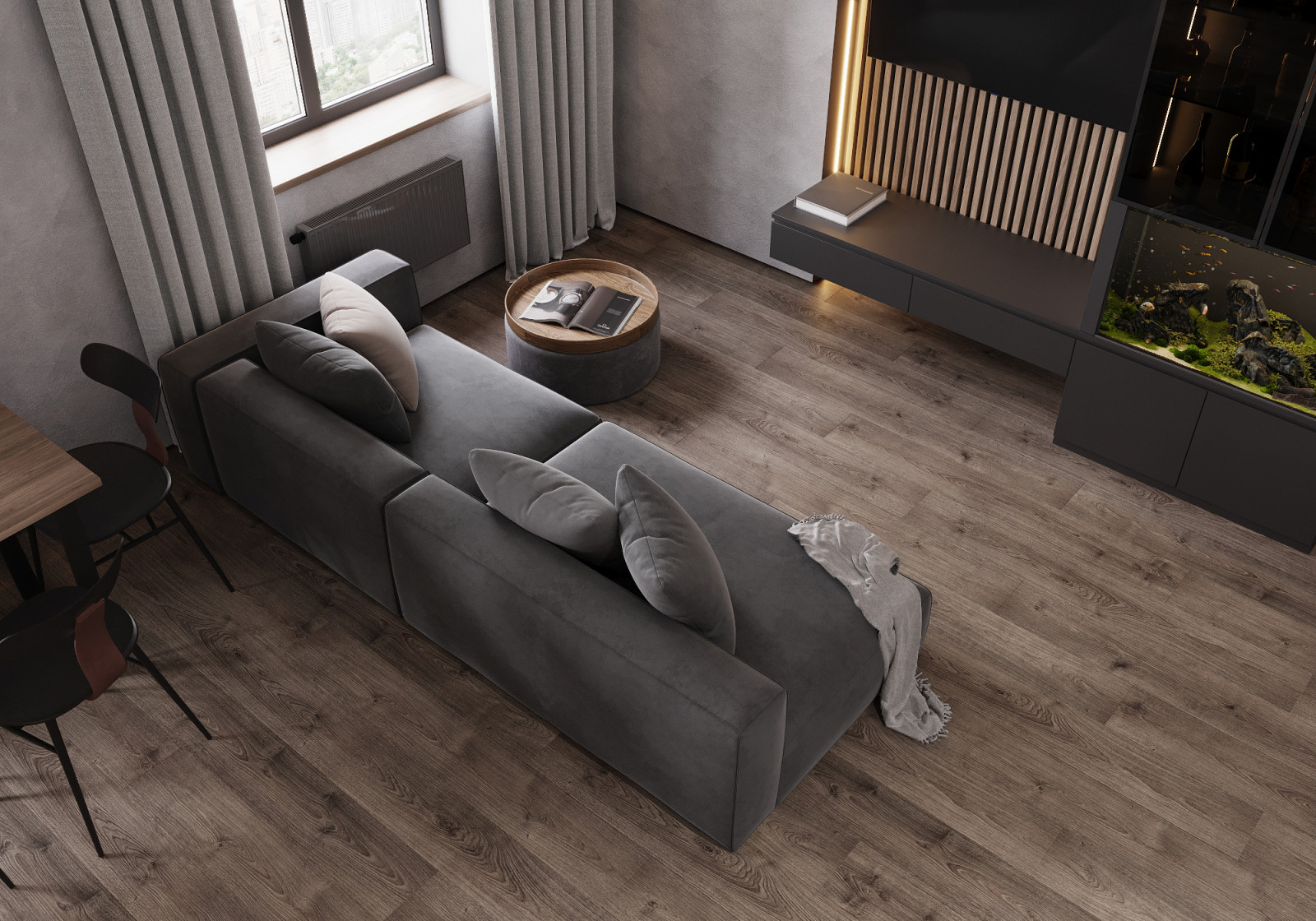 Гостиная-кухня