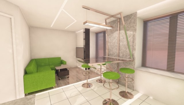 Дизайн квартиры 37 м2