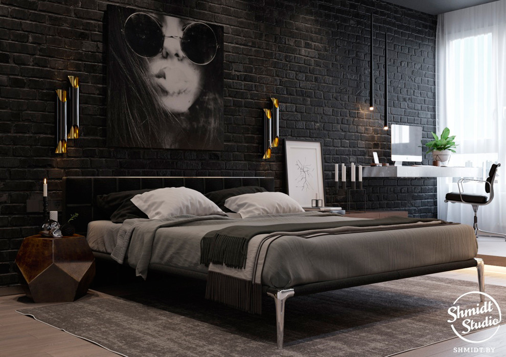 Проект интерьера "Black", Минск, 75м.кв