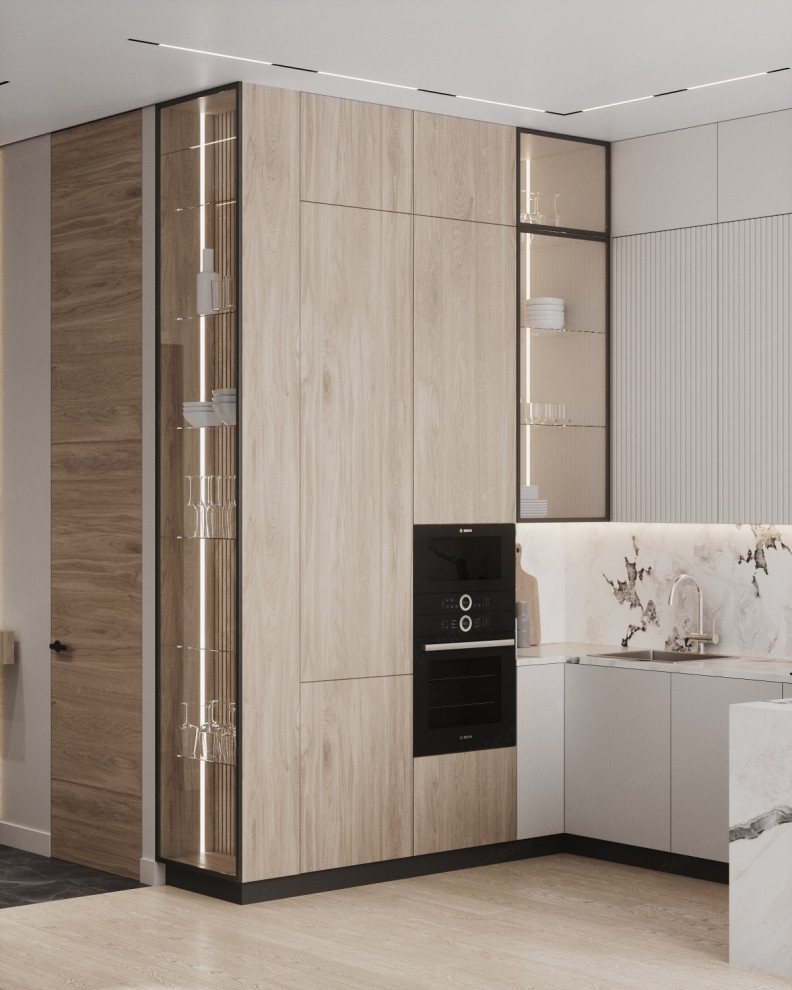 Дизайн проект 3 комнатной квартиры - ЖК Резиденция Архитекторов