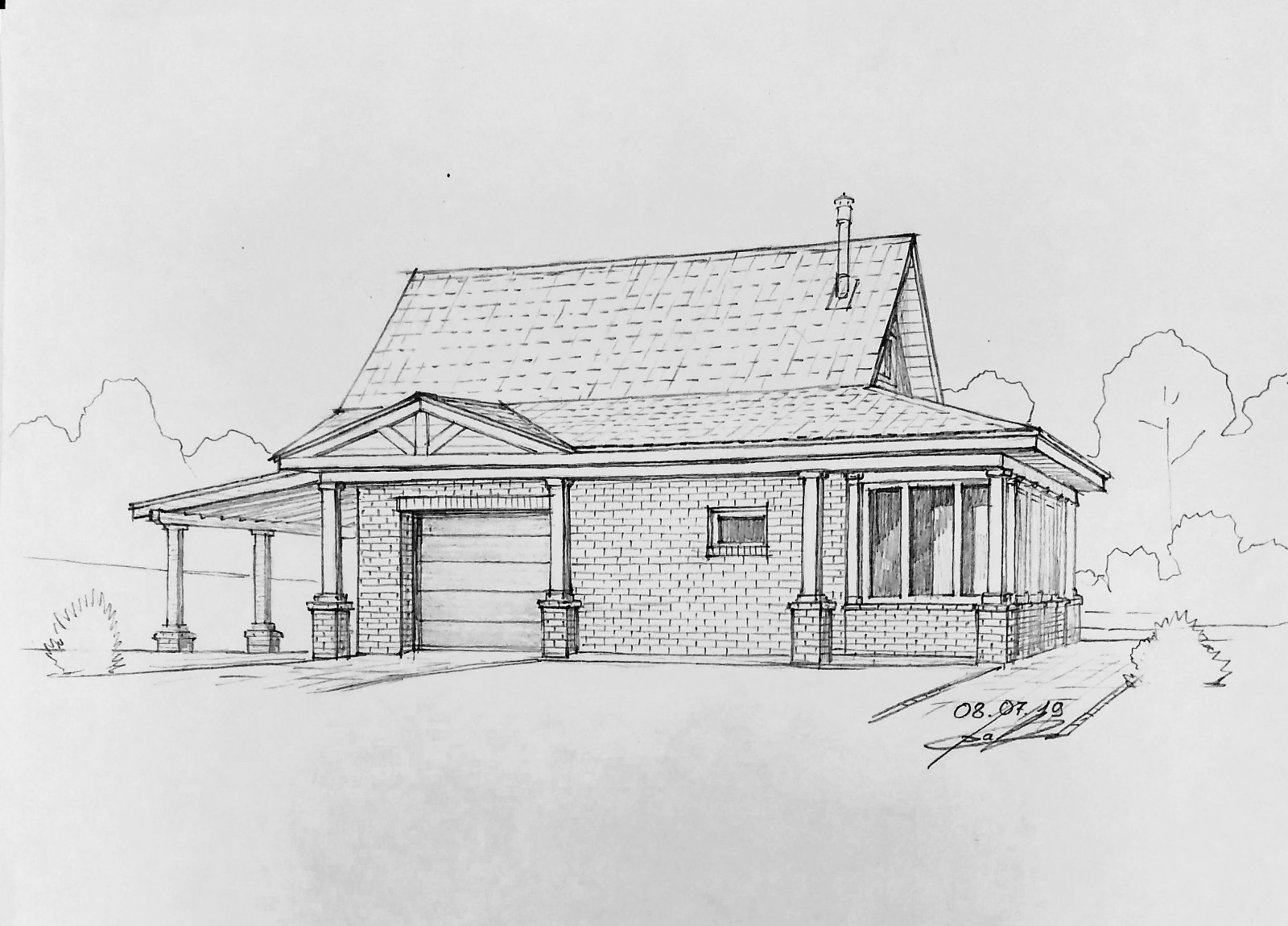 Эскизы. Ручная графика