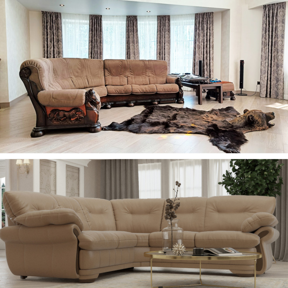 Визуализация и реализация проекта коттеджа в классическом стиле