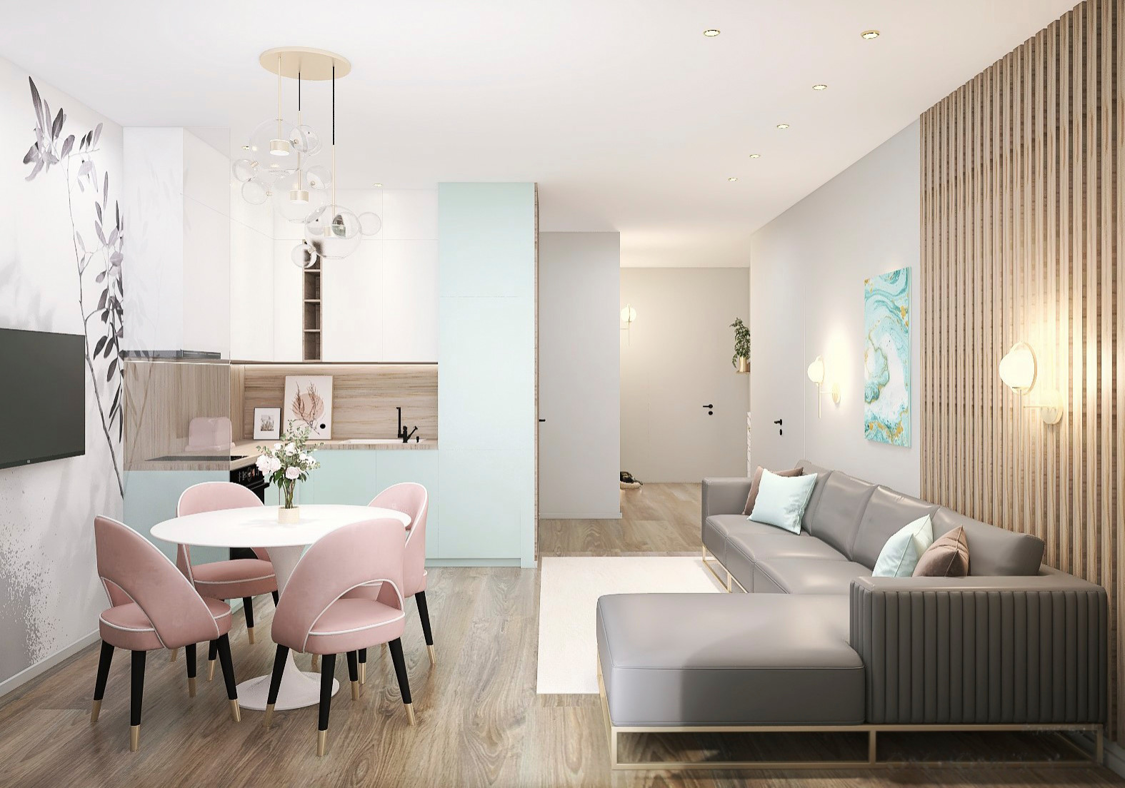 Двушка для молодой семьи в ЖК Настоящее: 80 м2 на троих